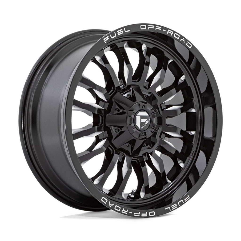 Fuel ARC D795 Gloss Black Milled – Bud's Tyres